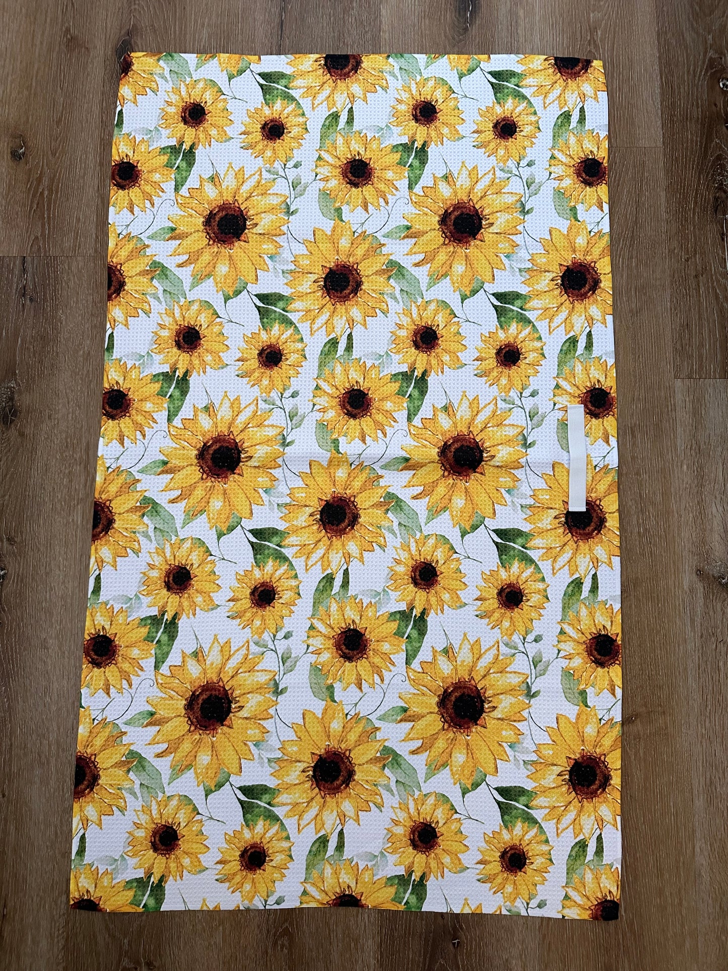 Sunflower Waffle Hair towel
