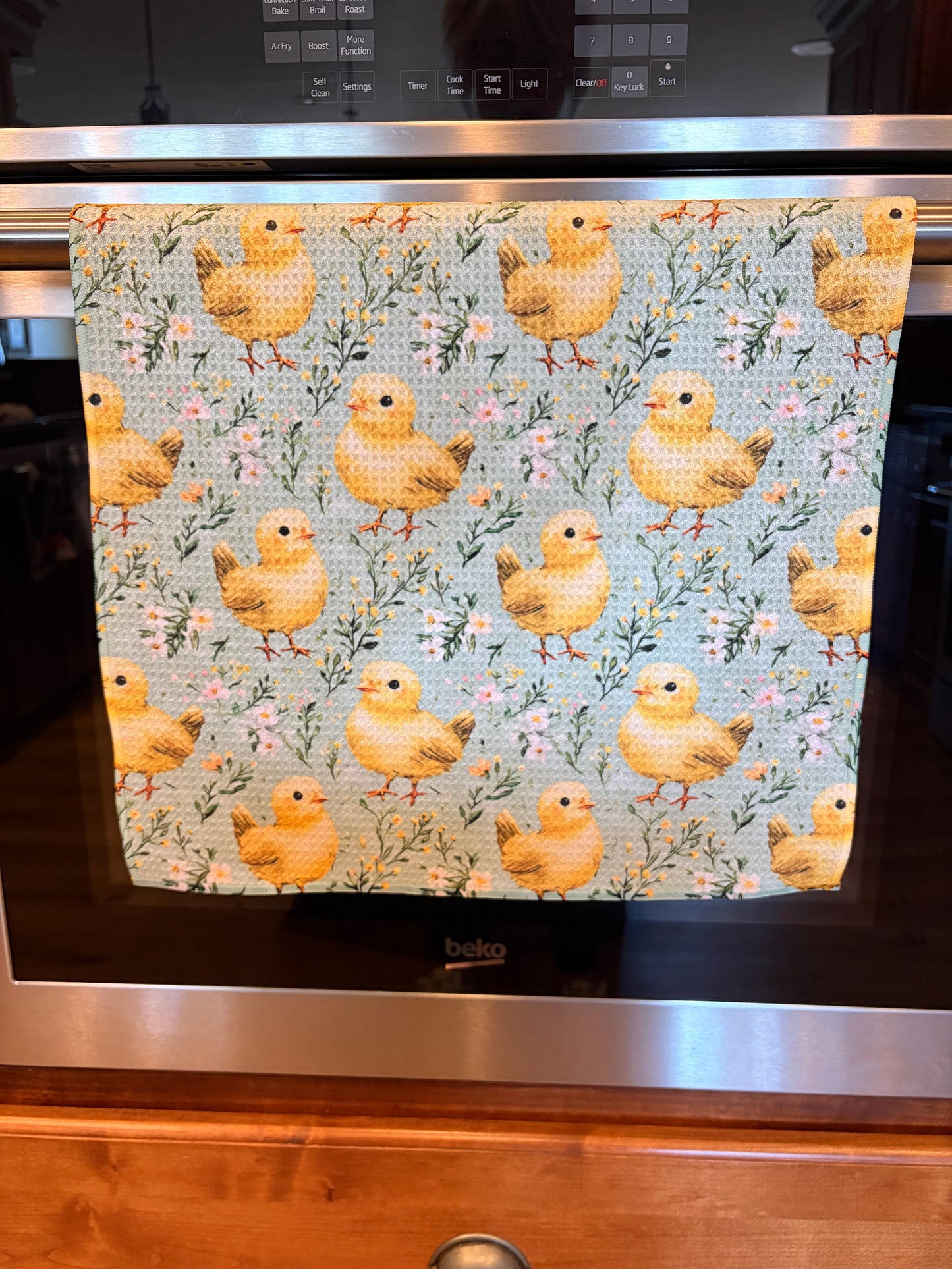 Baby chicks Waffle Kitchen Towel