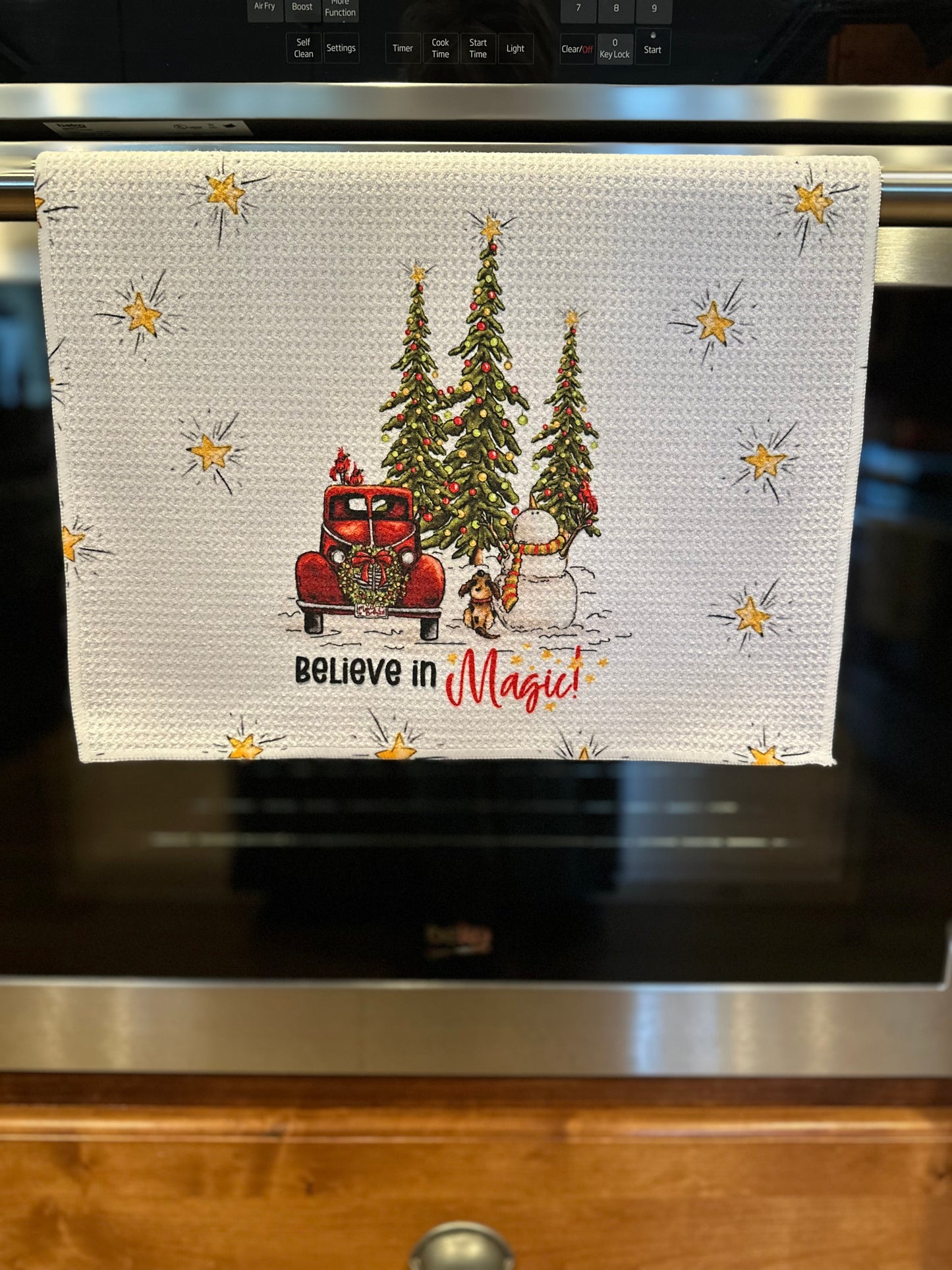 Believe in magic Waffle Kitchen Towel