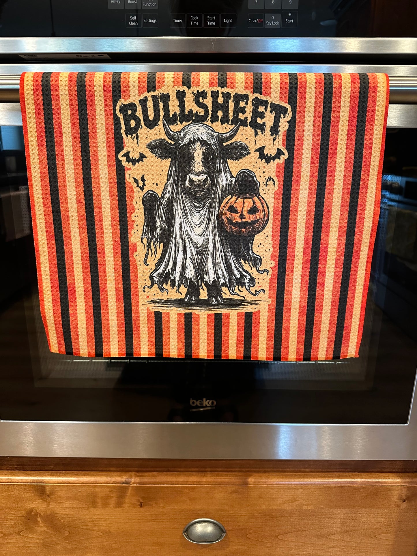 Bullsheet Waffle Kitchen Towel