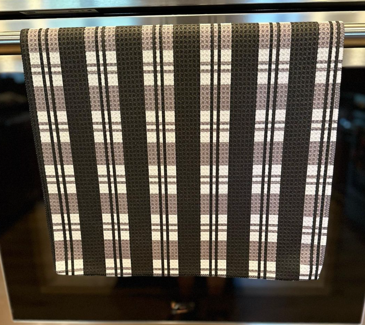 Plaid Waffle Kitchen Towel