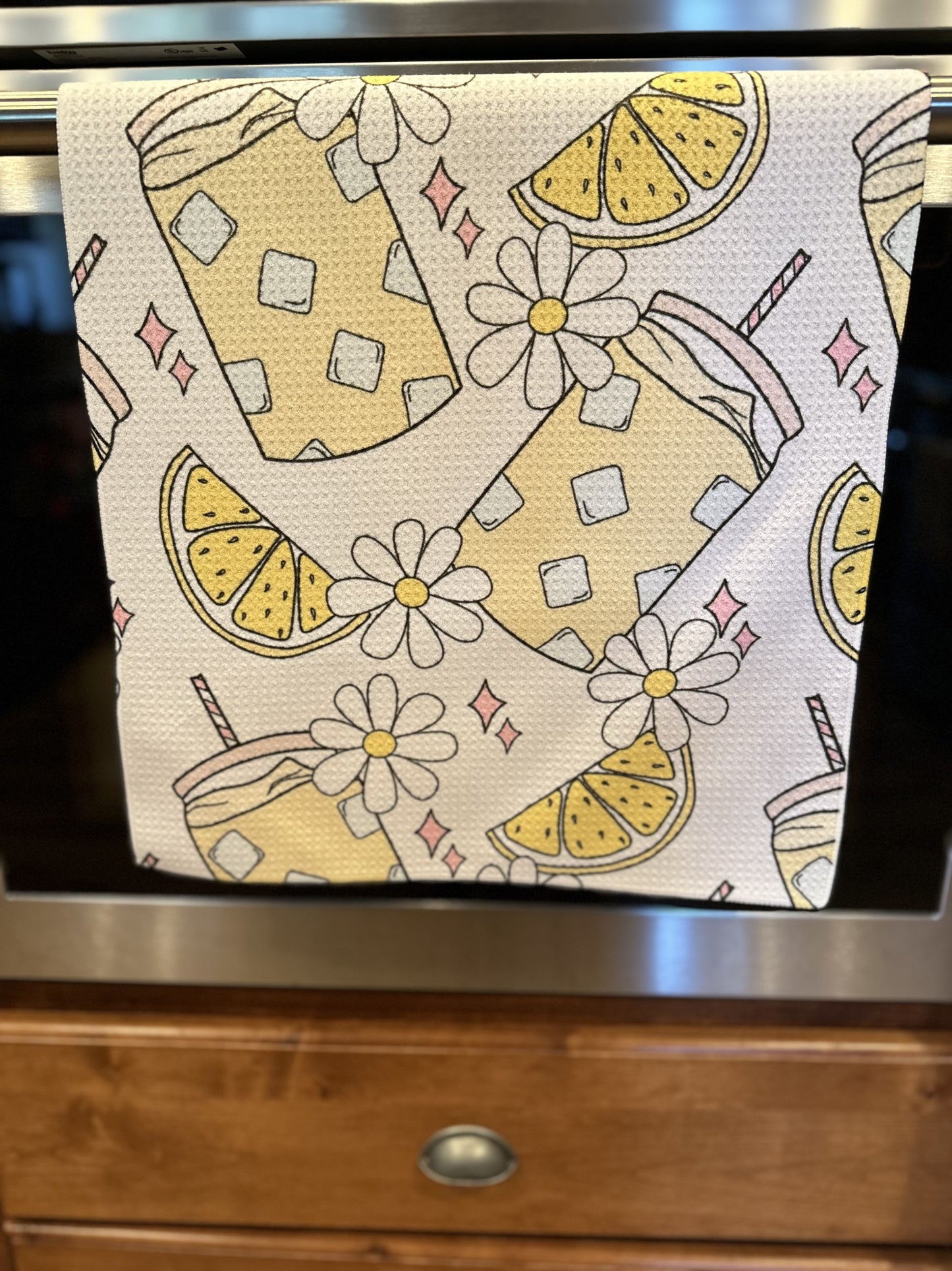 When life gives you lemons Waffle kitchen towel