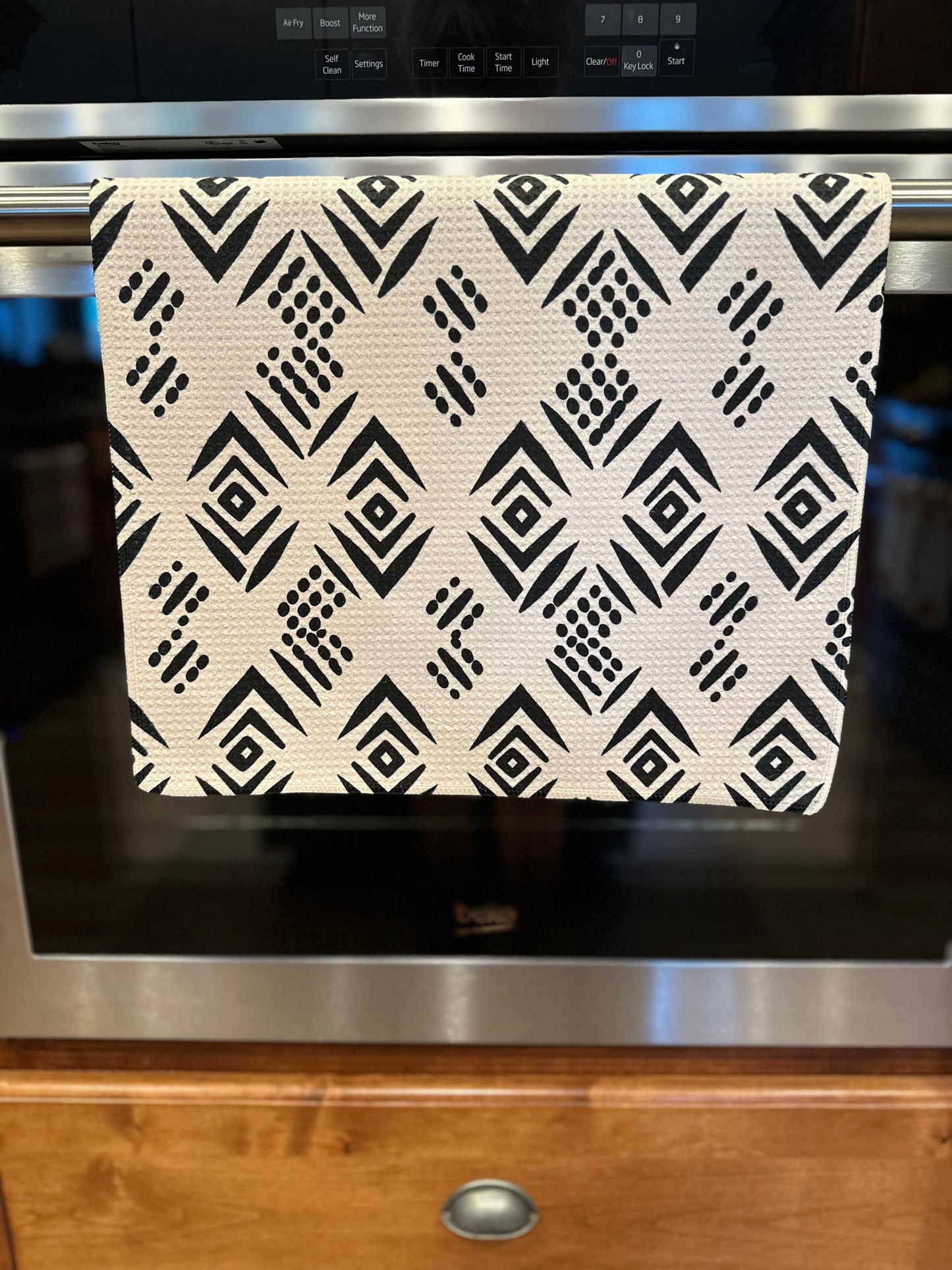 Boho Waffle Kitchen Towel