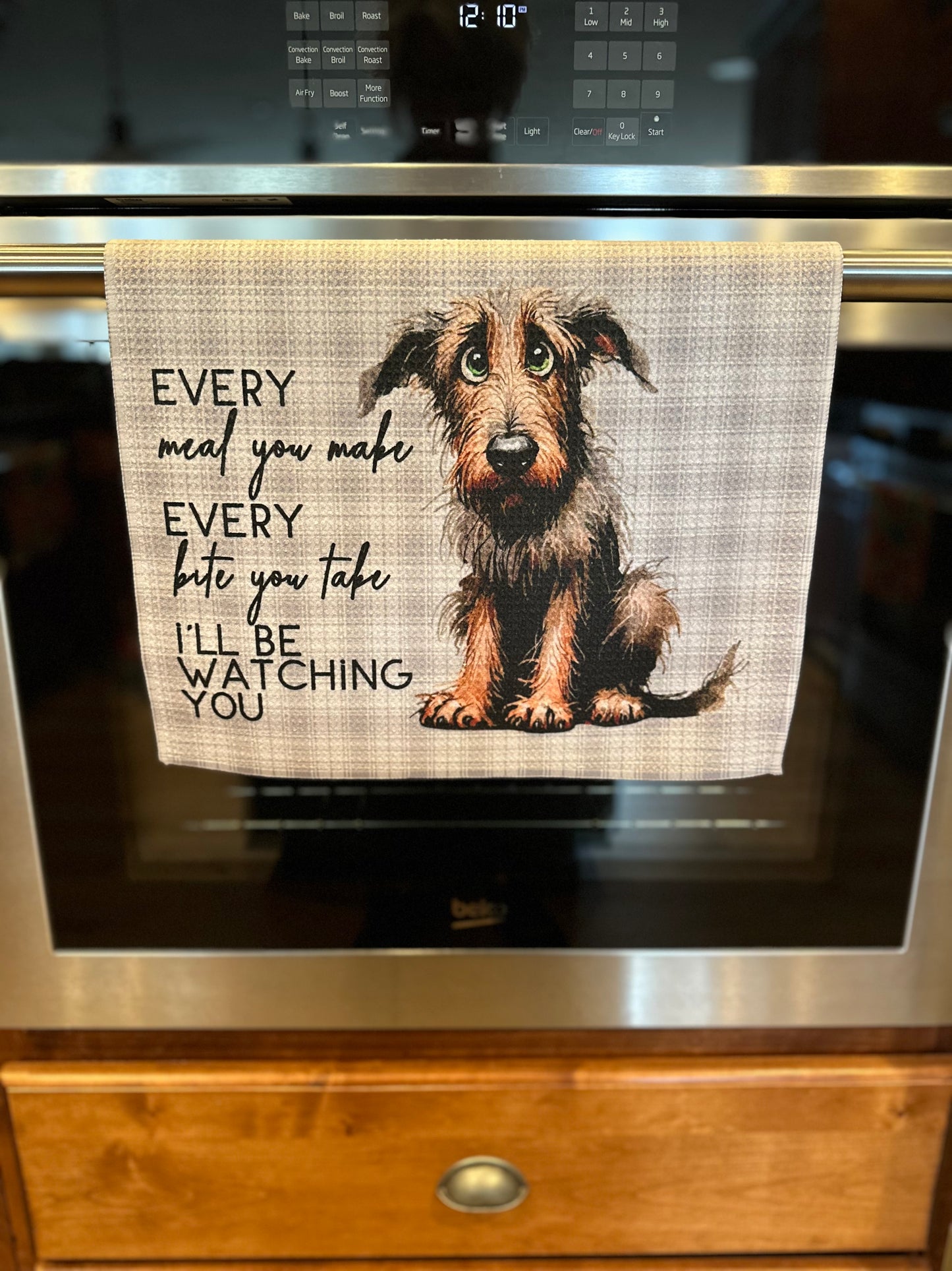 Every Bite you take Waffle Kitchen Towel