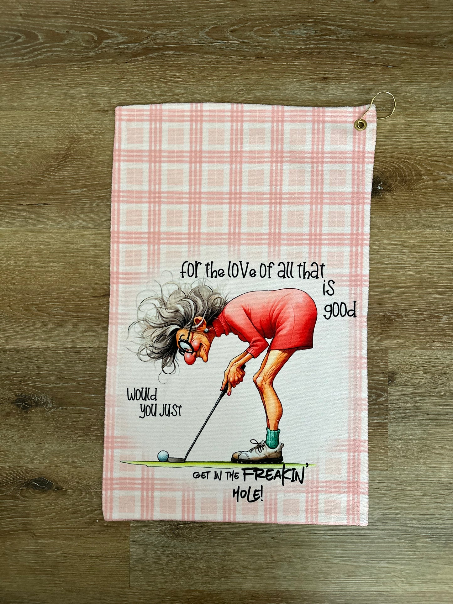 Lady For the love of golf Sports Towel