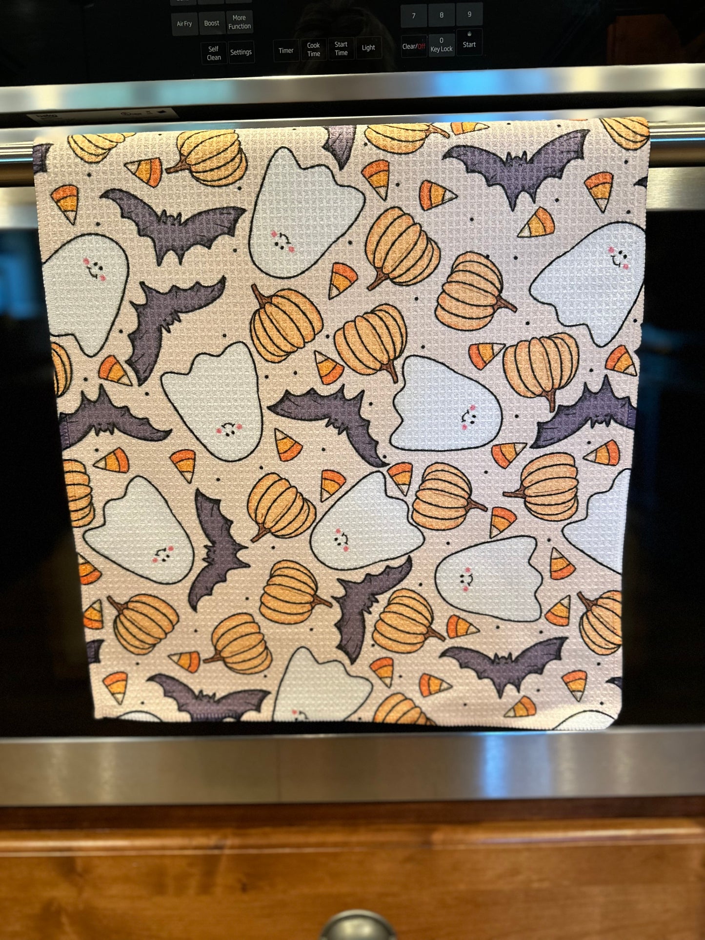 Halloween Cutie Waffle Kitchen Towel