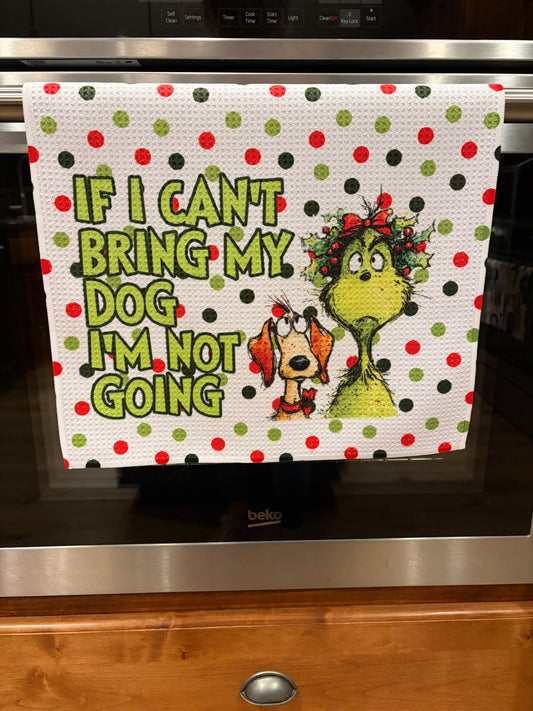 If I cant take my dog waffle kitchen towel
