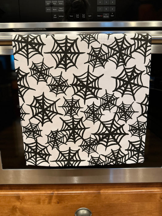 Spider Web Waffle Kitchen Towel