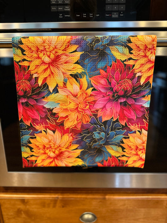 Azalea Waffle Kitchen Towel