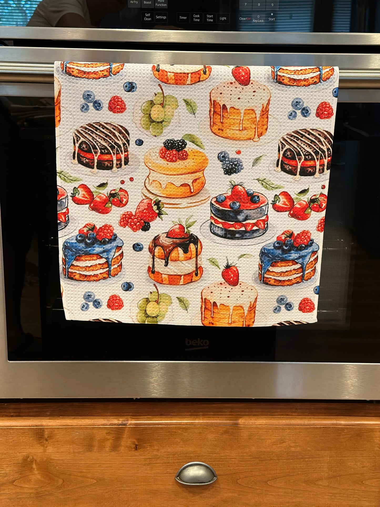 Cakes Galore Waffle Kitchen Towel