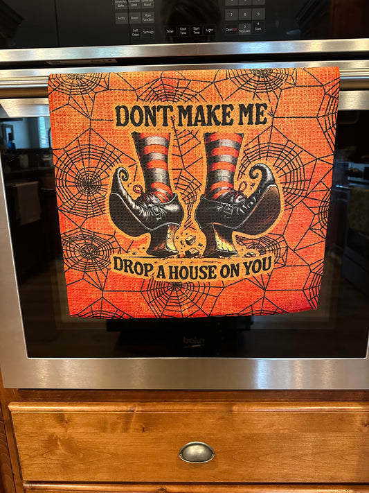 Don't Make Me Waffle Kitchen Towel