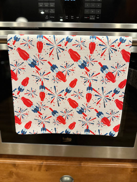 Bomb Pop Waffle Kitchen Towel
