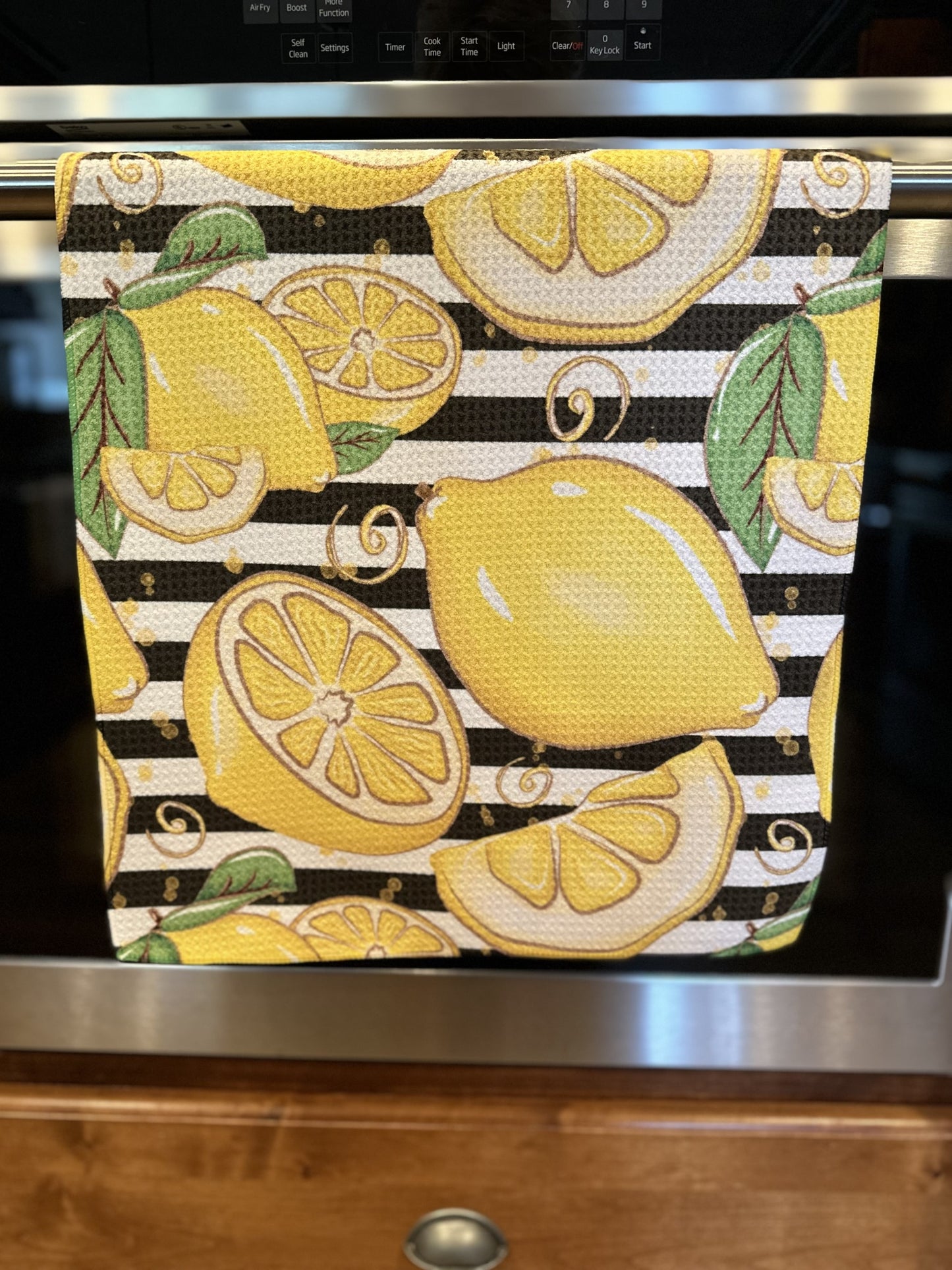 Lemonade Waffle kitchen towel