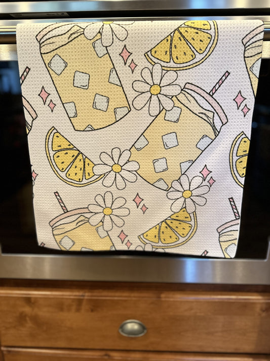 When life gives you lemons Waffle kitchen towel
