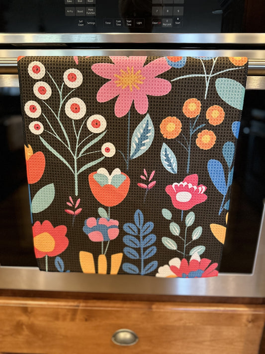 Wonderland Waffle kitchen towel